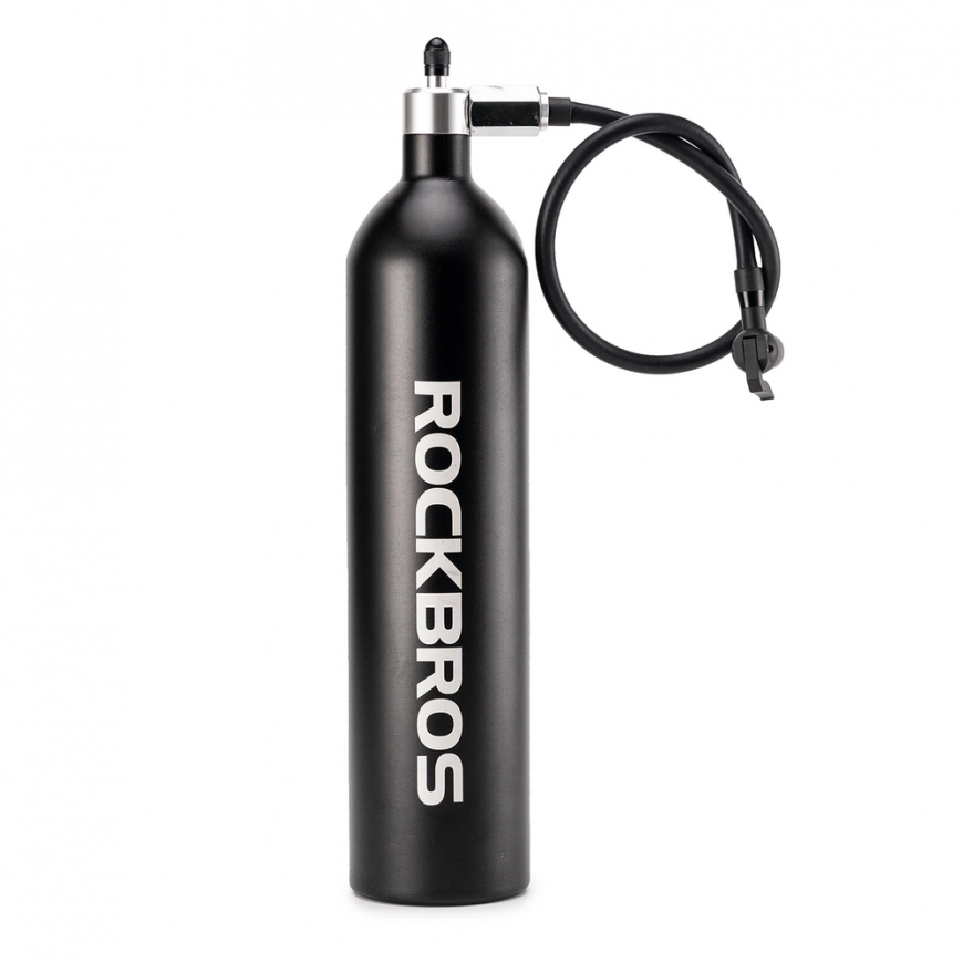 Rockbros Tubeless Tire Inflator 200 PSI 1,2l - musta – 2