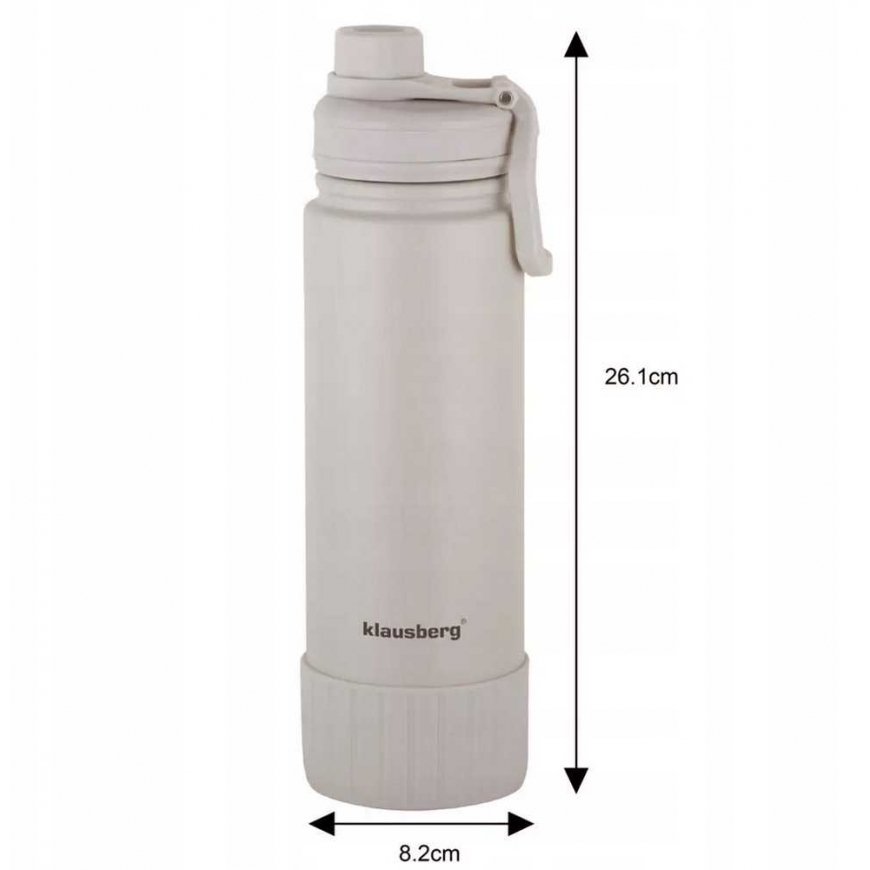 Buteliukas TERMICZNA 720ML KLAUSBERG BEŻOWA KB-7640 – 5