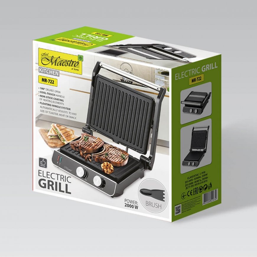 Sähkögrilli 2000W MAESTRO MR-722