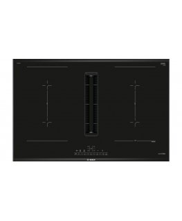 Bosch Serie 6 PVQ895F25E viryklė Juoda Įmontuoti 80 cm Indukcinė viryklė, padalyta į sritis 4 zone(s) Pritvirtintas gobtuvas
