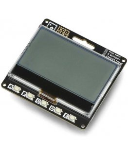 Pico GFX Pack - Monochromatic LCD Display - RGBW Illumination - for Raspberry Pi Pico - PiMoroni PIM656