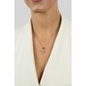 Brilio Silver Modern gold-plated pendant with zircons Cross PT69Y Brilio Silver Modern gold-plated pendant with zircons Cross PT69Y