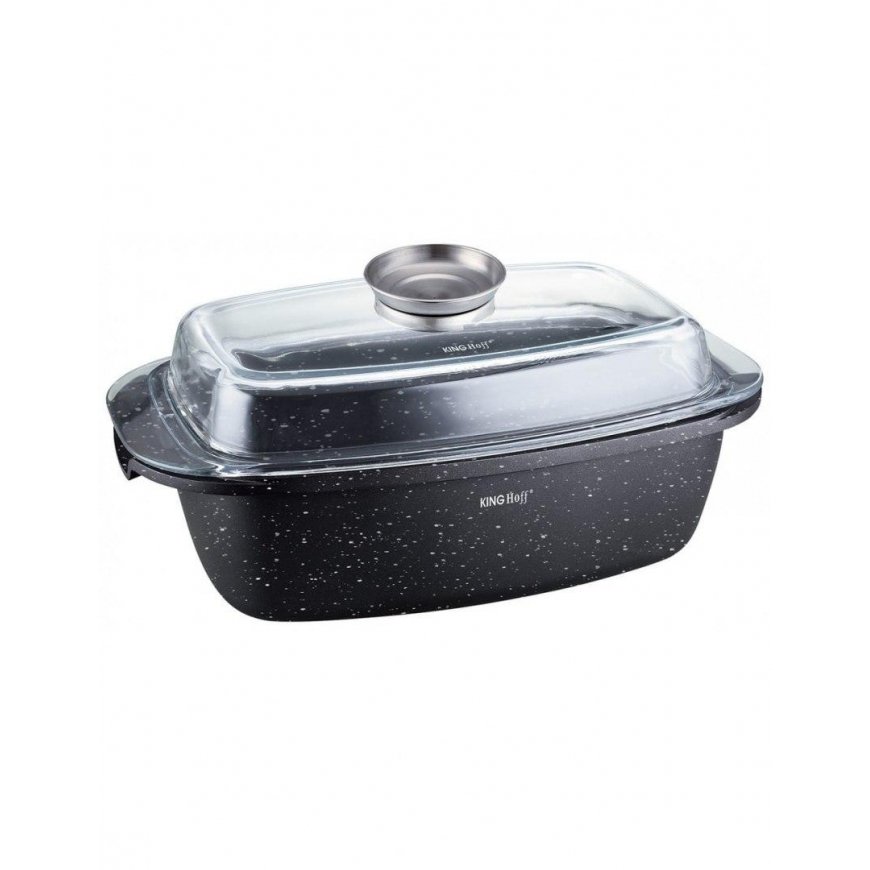 King Hoff Marmurinis skrudintuvas su dangčiu 5,5L KINGHOFF KH-1608