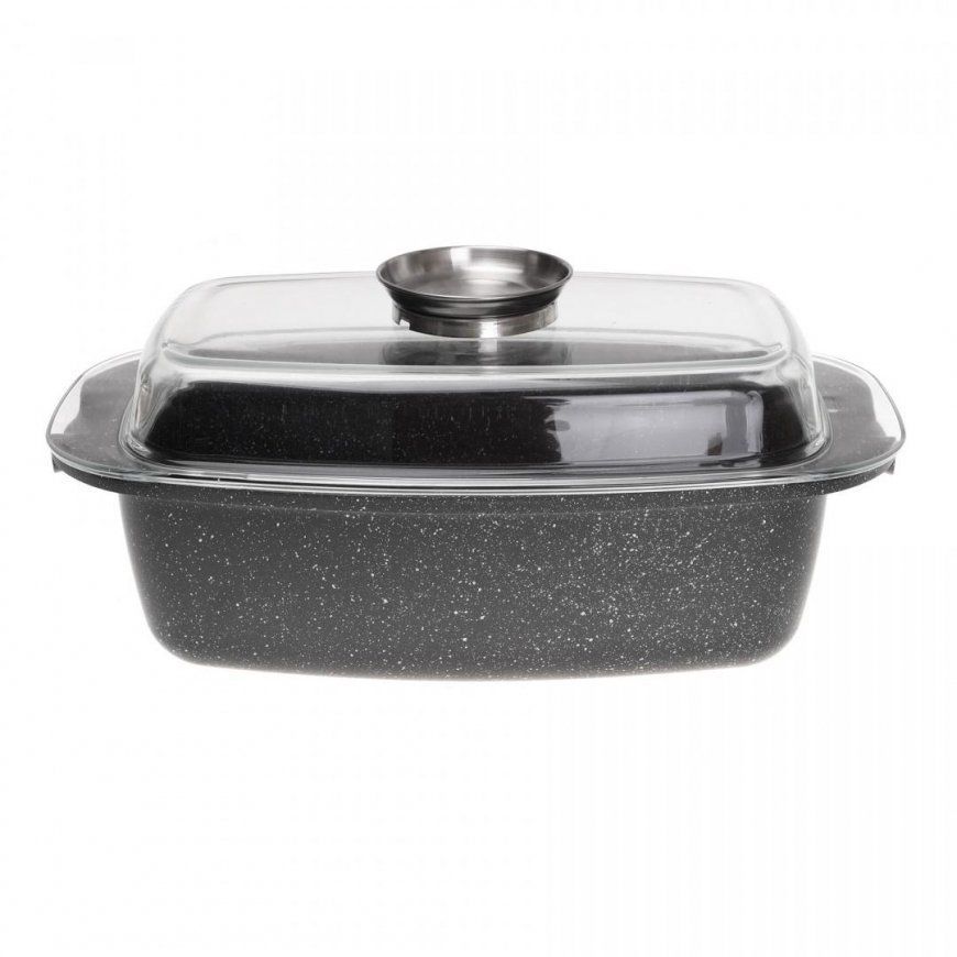 King Hoff Marmurinis skrudintuvas su dangčiu 5,5L KINGHOFF KH-1608 – 5