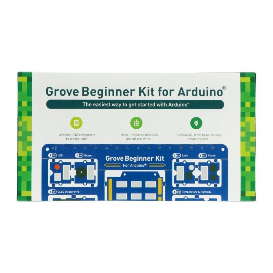 Seeed Studio Grove Beginner Kit, set with 10 sensors and Seeeduino Lotus, Seeedstudio 110061162 – 3