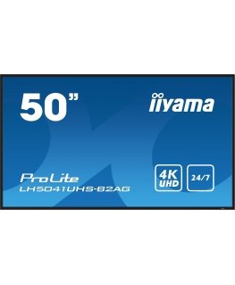 iiyama LH5041UHS-B2AG infonäyttö Digitaalinen litteä infotaulu 127 cm (50") LCD 500 cd/m² 4K Ultra H