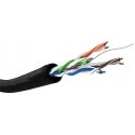 Goobay 57198 tinklo kabelis Juoda 100 m Cat5e U/UTP (UTP)