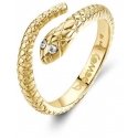 Brosway Original Gold Plated Snake Chakra Ring BHKR006 Brosway Original Gold Plated Snake Chakra Ring BHKR006
