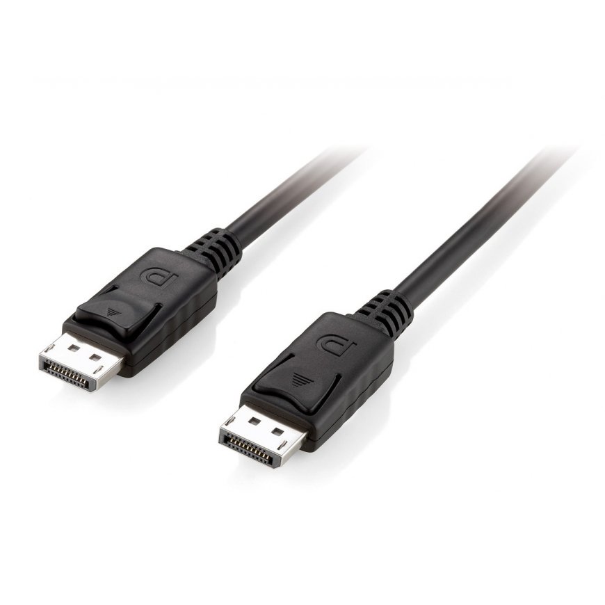 Equip 119337 DisplayPort kabelis 5 m Melns