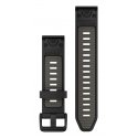 Garmin Quickfit Grupa Melns, Pelēks Silikons