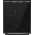 Gorenje GECS5C70BPA Vapaasti seisova liesi Sähkö Keraaminen musta