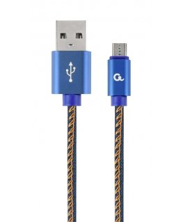 Cablexpert CC-USB2J-AMMBM-2M-BL USB cable USB 2.0 USB A Mini-USB B Blue