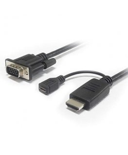 PremiumCord HDMI-kaapeli – D-Sub (VGA) + micro USB 2 m musta (khcon-20)