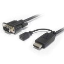 „PremiumCord“ HDMI laidas – D-Sub (VGA) + mikro USB 2 m juodas (khcon-20) „PremiumCord“ HDMI laidas – D-Sub (VGA) + mikro USB 2 m juodas (khcon-20)