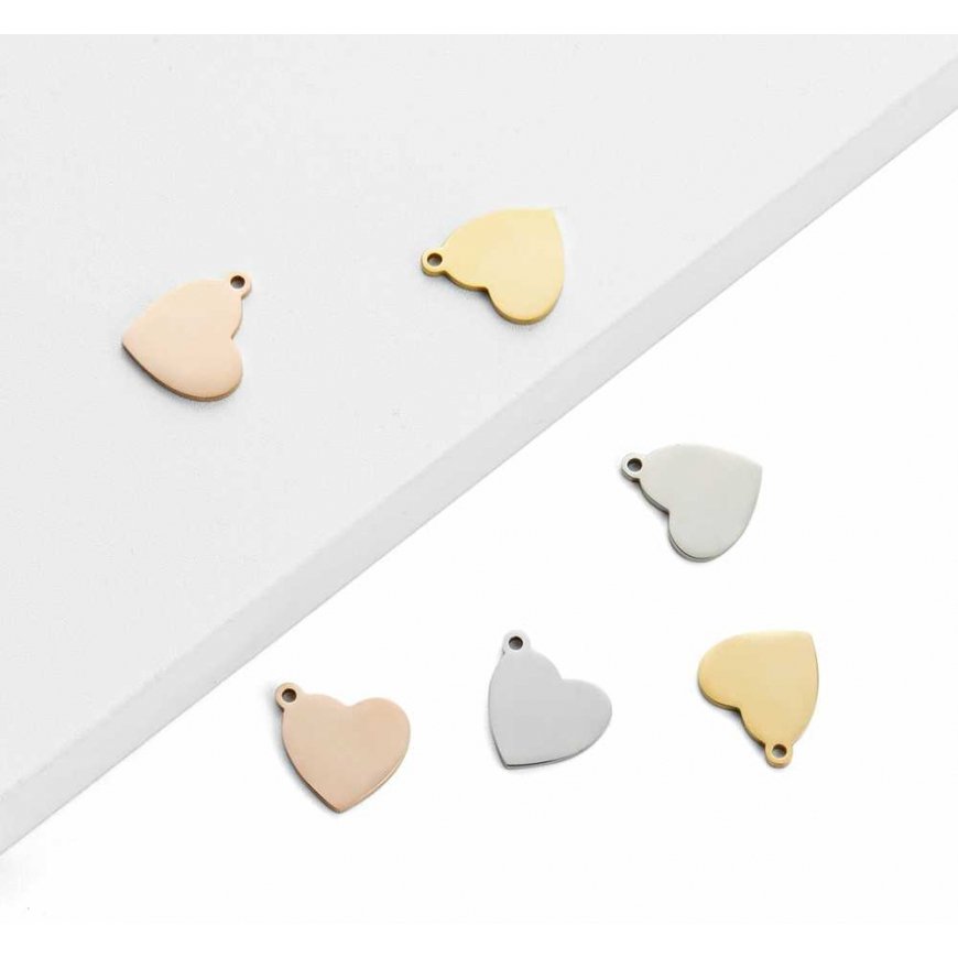 XTool heart shaped pendant – gold