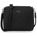 Vuch Women's Coalie MN Black Crossbody Bag Vuch Women's Coalie MN Black Crossbody Bag