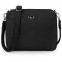 Vuch Women's Coalie MN Black Crossbody Bag Vuch Women's Coalie MN Black Crossbody Bag