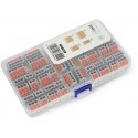 Elektrinių kubelių rinkinys 2/3/4/5pin 32A/250V - oranžinė - 46 vnt, - justPi Elektrinių kubelių rinkinys 2/3/4/5pin 32A/250V - oranžinė - 46 vnt, - justPi