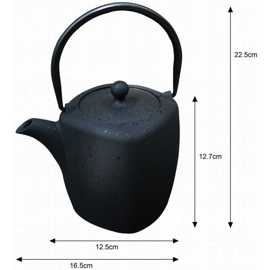 King Hoff CAST IRON TEA POT WITH FILTER 0.9L KINGHOFF KH-1818 – 4