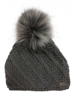 Capu Talvihattu, jossa pom-pom Harmaa 350-G