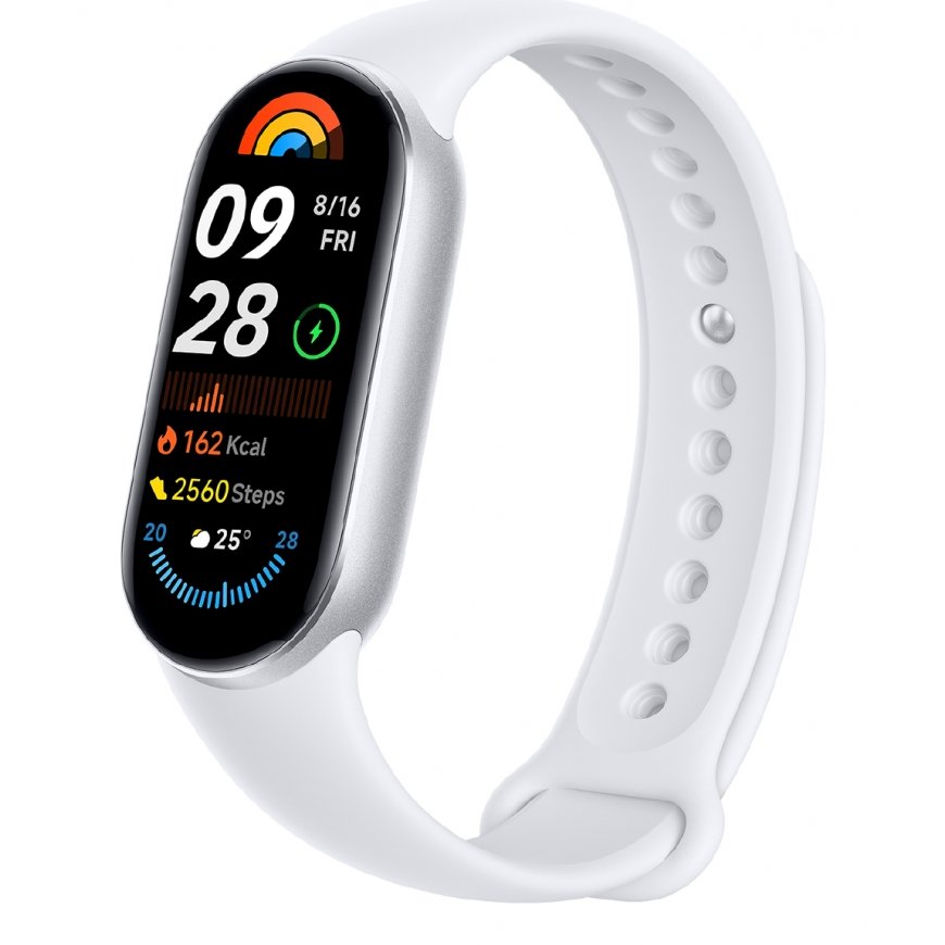 Xiaomi Smart Band 9 Randmel kantav aktiivsusmonitor 4,11 cm (1.62") Hõbe