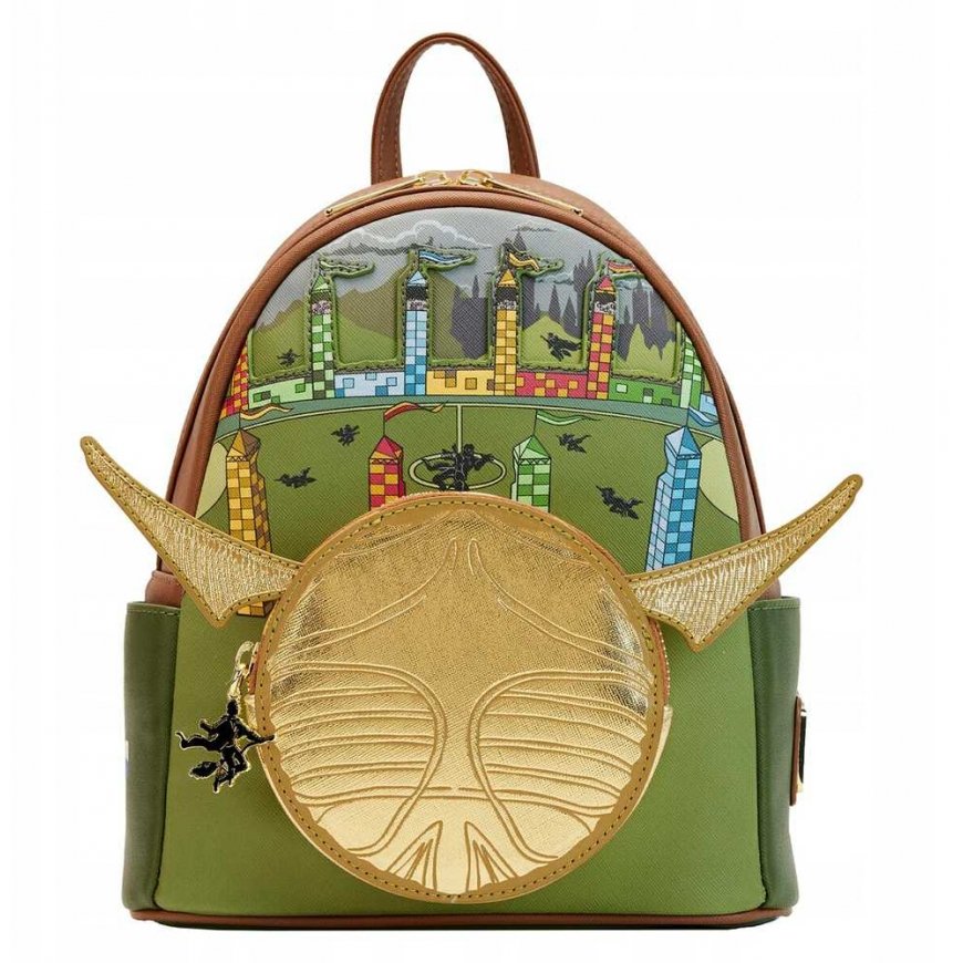 Loungefly Harry Potter Golden Snitch Children's Backpack – 3