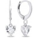 Brilio Silver Brilio Silver Silver hoop earrings Hearts EA654W Brilio Silver Brilio Silver Silver hoop earrings Hearts EA654W