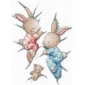Beldizart Ristipistosarja "Sleeping Bunnies" SANS-70