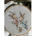 Beldizart Cross stitch kit "Sleeping Bunnies" SANS-70