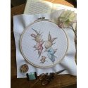 Beldizart Cross stitch kit "Sleeping Bunnies" SANS-70