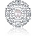 Jwl Luxury Pearls Prabangi moteriška sagė su perlu 2in1 JL0665 Jwl Luxury Pearls Prabangi moteriška sagė su perlu 2in1 JL0665