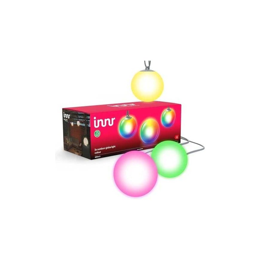 Innr Lighting Innr Smart Outdoor Globe Light, 370lm, ZLL, 3 globes – 2
