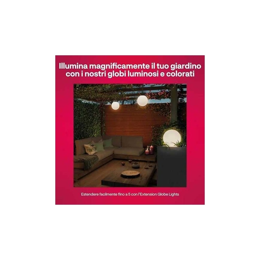 Innr Lighting Innr Smart Outdoor Globe Light, 370lm, ZLL, 3 globes – 3