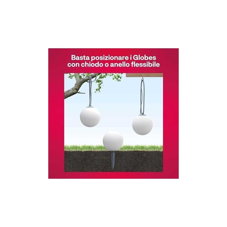 Innr Lighting Innr Smart Outdoor Globe Light, 370lm, ZLL, 3 globes – 4