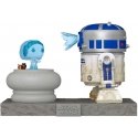Funko POP -hahmo Deluxe Star Wars R2-D2 ja Prinsessa Leia Hologrammi Funko POP -hahmo Deluxe Star Wars R2-D2 ja Prinsessa Leia Hologrammi