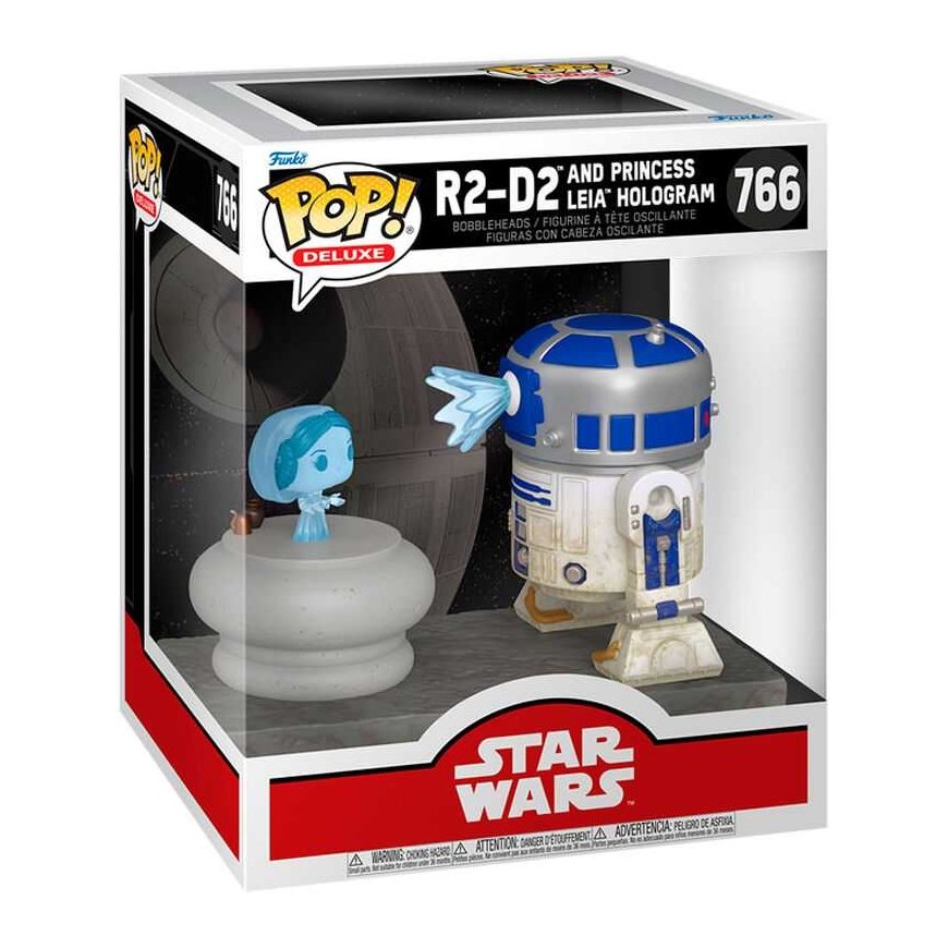 Funko POP figure Deluxe Star Wars R2-D2 and Princess Leia Hologram – 2