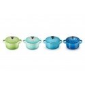 4x1 Le Creuset minipaistipannu setti kannella 10x5cm. Merituuli 4x1 Le Creuset minipaistipannu setti kannella 10x5cm. Merituuli