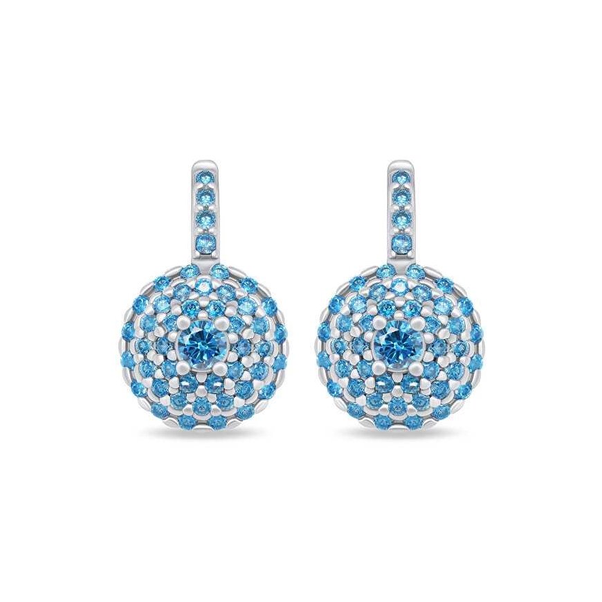 Brilio Silver Brilio Silver Stunning silver earrings with blue zircons EA14 – 2
