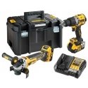 Combo set DCD805 + DCG405, 18V XR, DeWalt [DCK2026P2T-QW] 2x5.0Ah