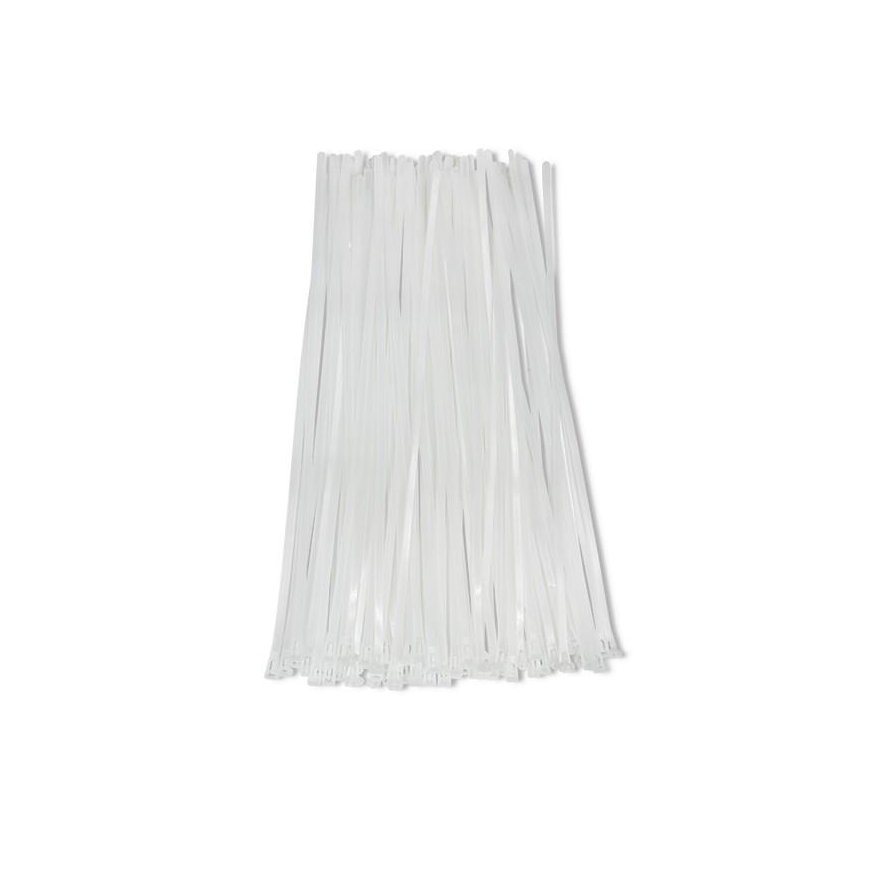 QOLTEC 52238 Reusable self-locking cable tie 7.2x450 mm nylon UV White – 2