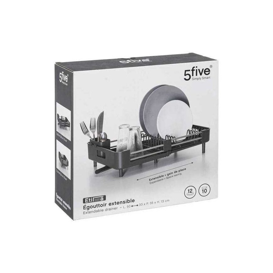 5five Simply Smart Dish Dryer ETIRA, 1 level, 50 x 35 x 13 cm – 5