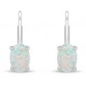 Brilio Silver Beautiful silver earrings with synthetic opals EA934W Brilio Silver Beautiful silver earrings with synthetic opals EA934W