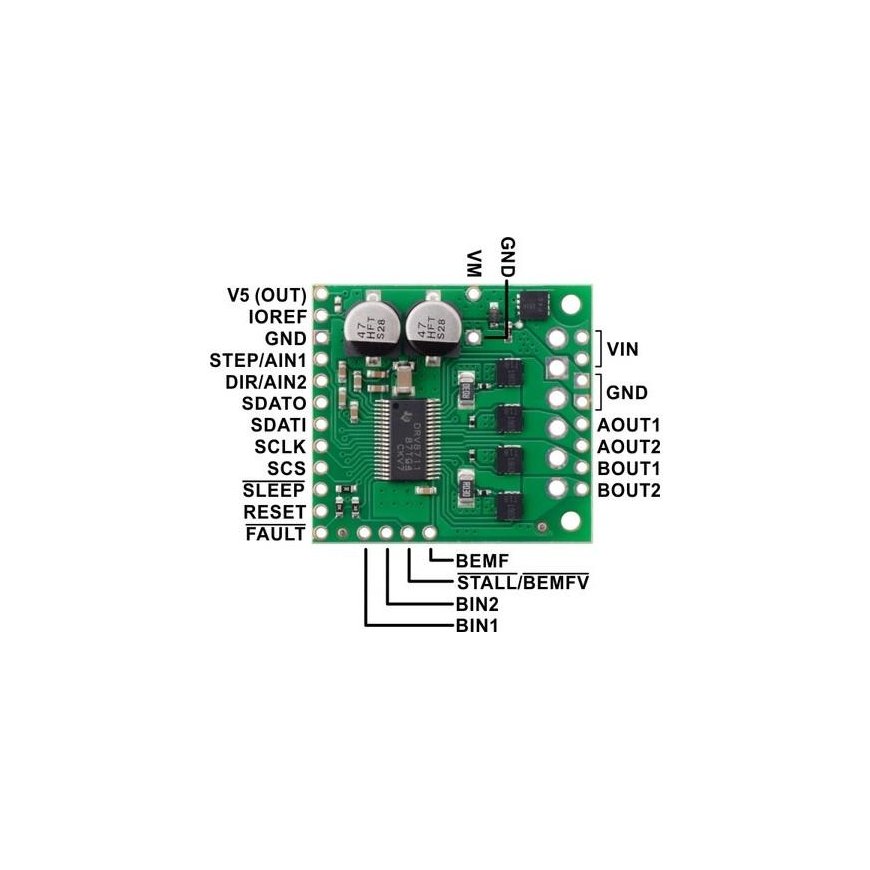 Stepper motor controller Pololu 3730 36v4 50V/6A – 3