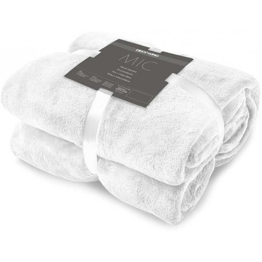 DecoKing CLASSIC Antklodė MIC spalvos balta paprasto stiliaus klasikinio tipo medžiaga - tekstilė mikropluoštas 150x200 – 4
