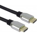 PremiumCord PREMIUMCORD laidas HDMI 2.1 High Speed + Ethernet kabelis (cinko lydinio kabelis, auksinės jungtys) 2 m
