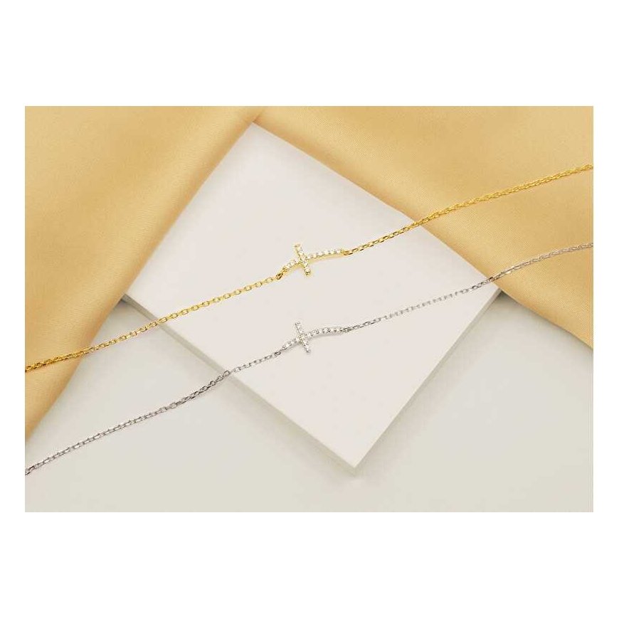 Brilio Silver Timeless silver bracelet with cross BRC25WBC – 4