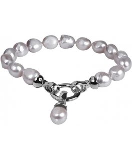 Jwl Luxury Pearls -rannekoru aidoista harmaista helmistä JL0558