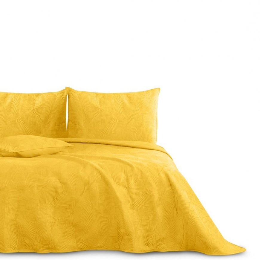 Bedspread AmeliaHome PALSHA 170x270 cm, color: gold – 5