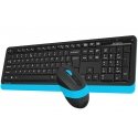 A4Tech Fstyler FG1010 keyboard Mouse included Office RF Wireless QWERTY English Black, Blue A4Tech Fstyler FG1010 keyboard Mouse included Office RF Wireless QWERTY English Black, Blue