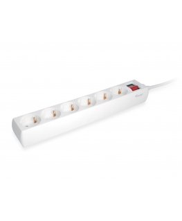Equip 245552 power extension 1.5 m 6 AC outlet(s) Indoor White
